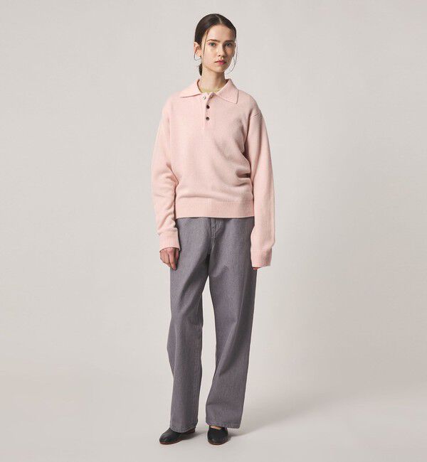 STEVEN ALAN「＜Steven Alan＞ウール カシミヤ ポロカラー ニット」|ニット・セーター|