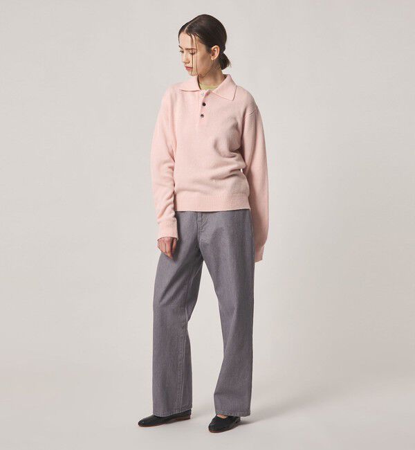 STEVEN ALAN「＜Steven Alan＞ウール カシミヤ ポロカラー ニット」|ニット・セーター|