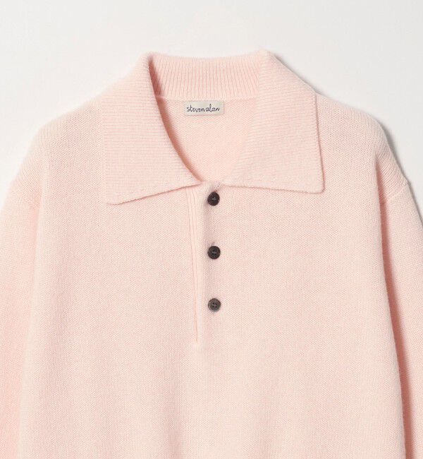 STEVEN ALAN「＜Steven Alan＞ウール カシミヤ ポロカラー ニット」|ニット・セーター|