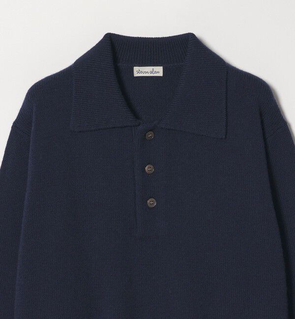 STEVEN ALAN「＜Steven Alan＞ウール カシミヤ ポロカラー ニット」|ニット・セーター|