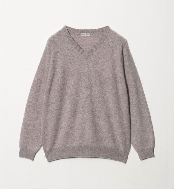 BEAUTY&YOUTH UNITED ARROWS「ミンク フィニッシュ ウール Vネック ニット」|ニット・セーター|BEIGE
