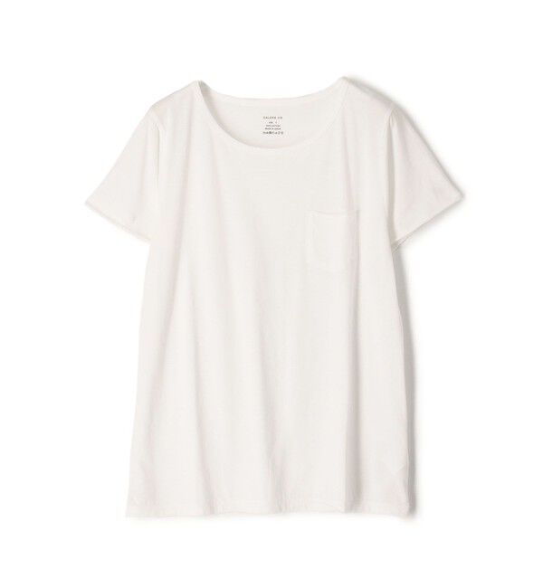 GALERIE VIE「スムージーコットン クルーネックハーフスリーブ」|Tシャツ・カットソー|11 ホワイト