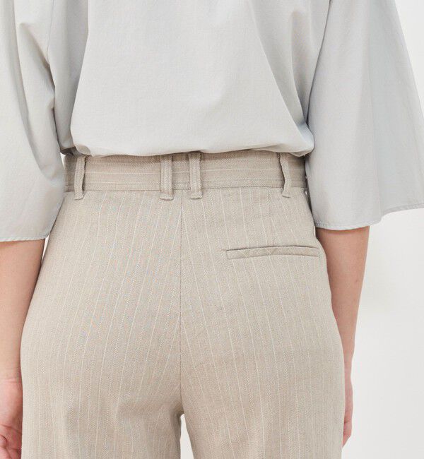 GALERIE VIE「コットンリネンストレッチ クロップドパンツ」|その他|