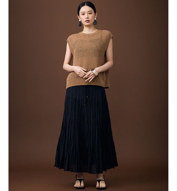 自由区「【SHIHOさん着用・大ぶり】ウォーターバッファロー イヤリング」|イヤリング|
