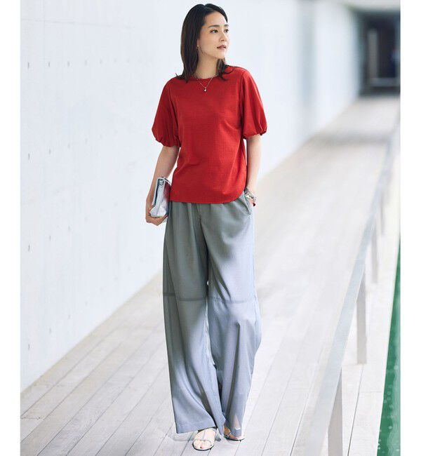 自由区「【SHIHOさん着用・WEB限定・シーンレス】メタルドロップ イヤリング」|イヤリング|