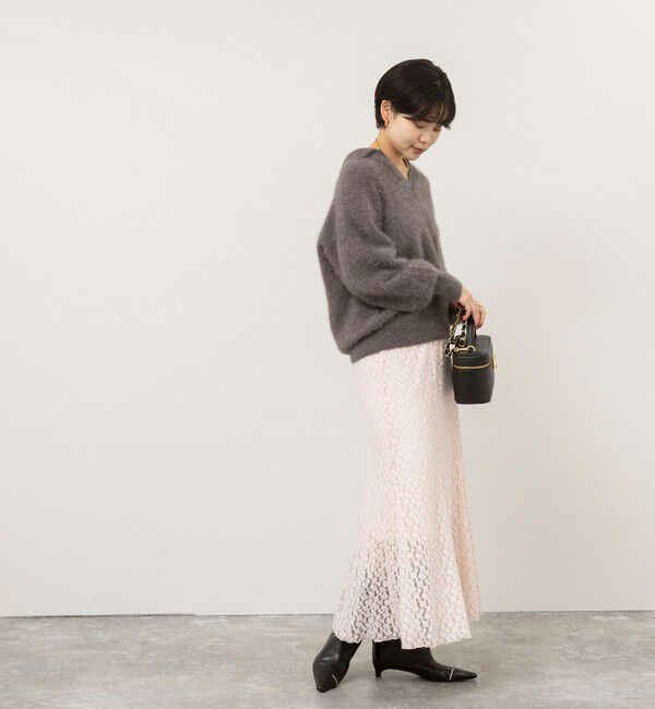 NOLLEY'S sophi「《セットアップ対応》ウォッシャブル起毛ストレッチマーメイドスカート」|スカート|