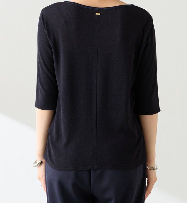  「【ロングシーズン活躍/七分袖】ハーフスリーブスクエアカットソー」|Tシャツ・カットソー|
