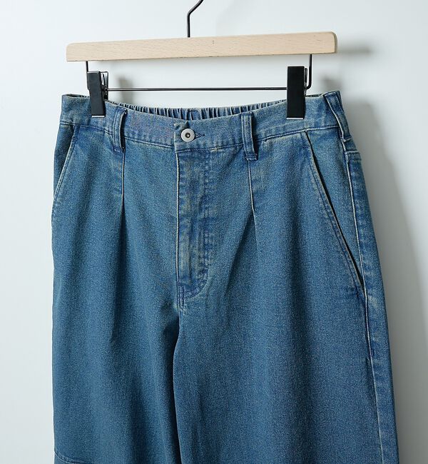 ABAHOUSE「【セットアップ対応】COVEROSS DENIM ワイドバギーパンツ / ストレ」|デニム|