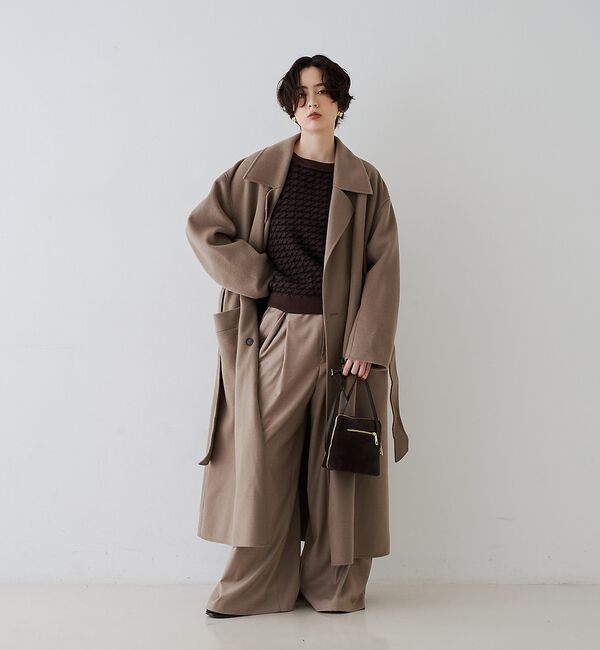 Rouge vif「ウールリバーロングコート【予約】」|その他|