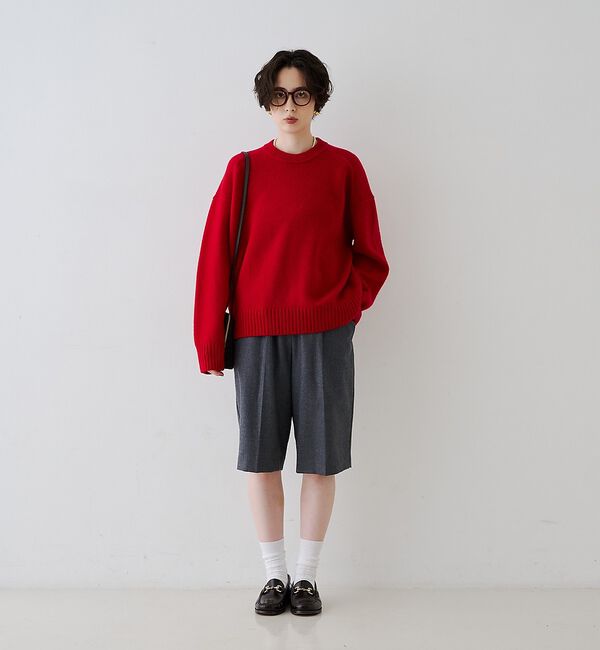 Rouge vif「クィーンズタウンウールクルーネックニットプルオーバー」|ニット・セーター|