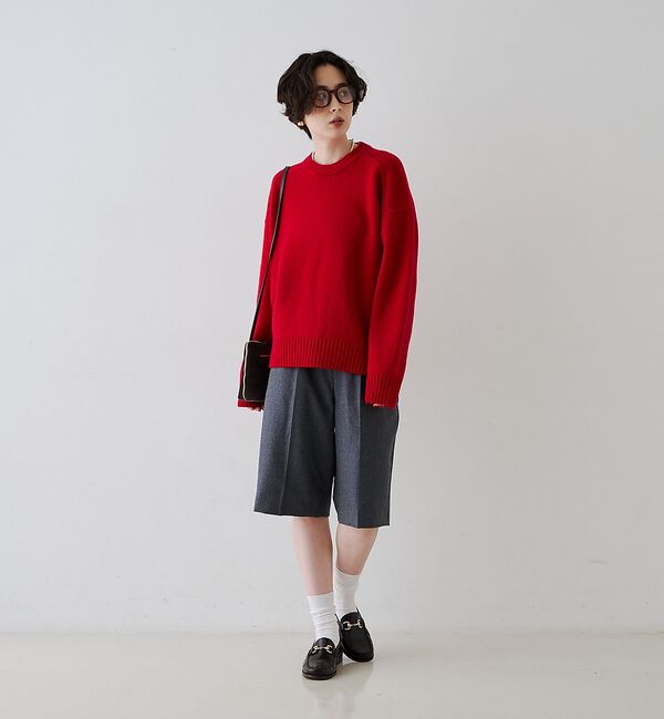 Rouge vif「クィーンズタウンウールクルーネックニットプルオーバー」|ニット・セーター|