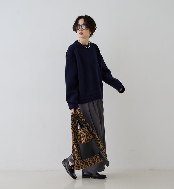 Rouge vif「クィーンズタウンウールクルーネックニットプルオーバー」|ニット・セーター|