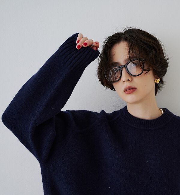 Rouge vif「クィーンズタウンウールクルーネックニットプルオーバー」|ニット・セーター|