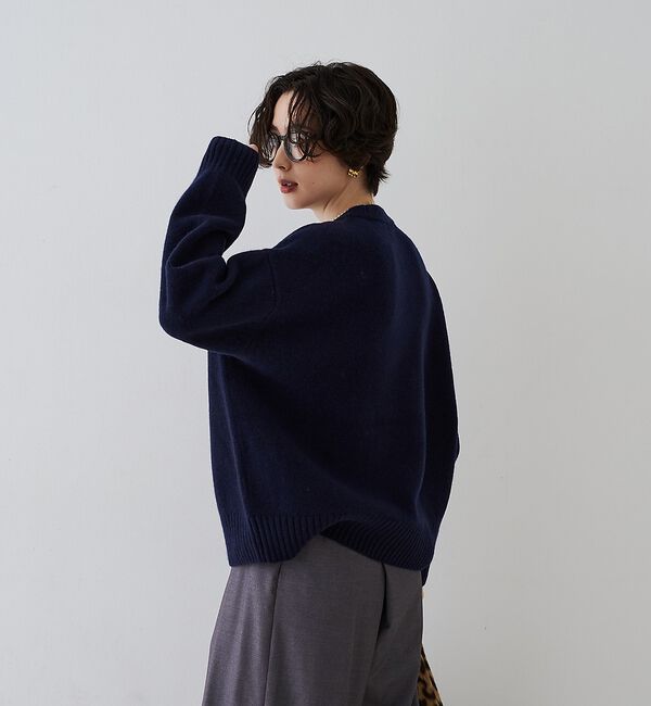 Rouge vif「クィーンズタウンウールクルーネックニットプルオーバー」|ニット・セーター|