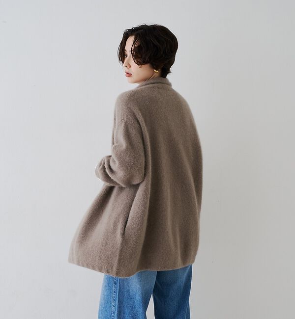 Rouge vif「【定番人気 / 2026AW新作】フォックスウールニットガウンカーディガン」|カーディガン|