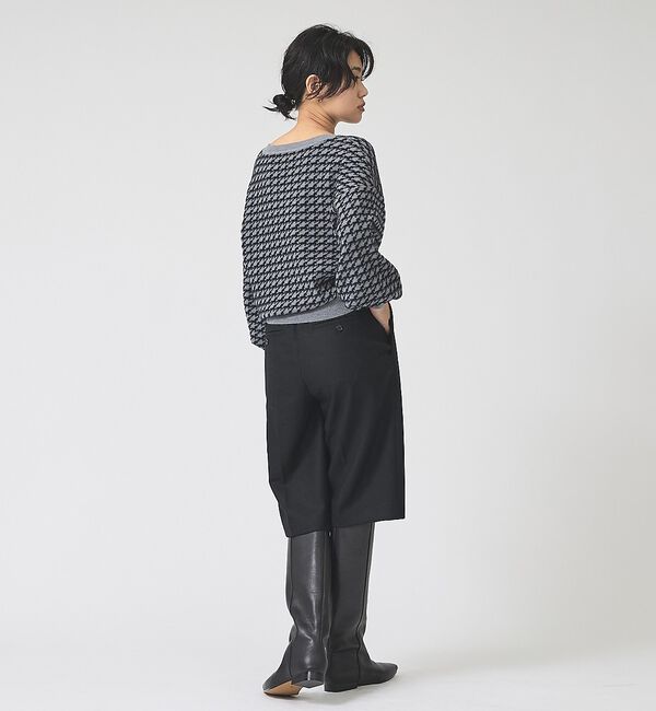 Rouge vif「【REMME/レメ】レザーフラットロングブーツ」|ショートブーツ|