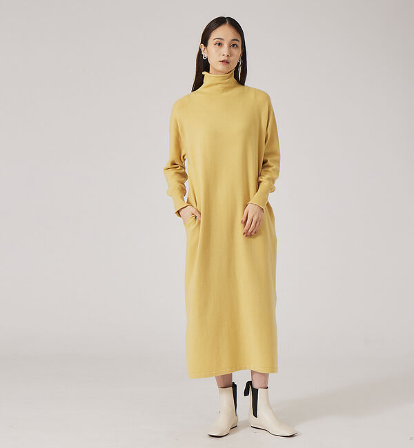 qualite「レイヤードニットワンピース」|ワンピース|