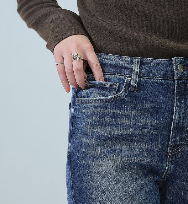 qualite「【Healthy DENIM/ヘルシーデニム】Cheddar / アクア フレア」|デニム|