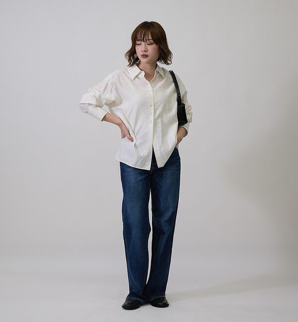 qualite「【Healthy DENIM/ヘルシーデニム】Aqua / アクア ルーズフレア」|デニム|