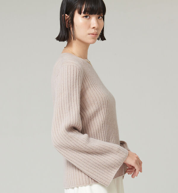 The Store by C' 「【COCUCA】エアストレッチプルオーバー」|ニット・セーター|ベージュ