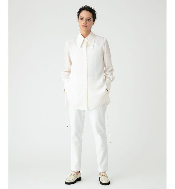 LOULOU WILLOUGHBY「【LOULOU WILLOUGHBY】ドビーストレッチテーパードパンツ」|その他|