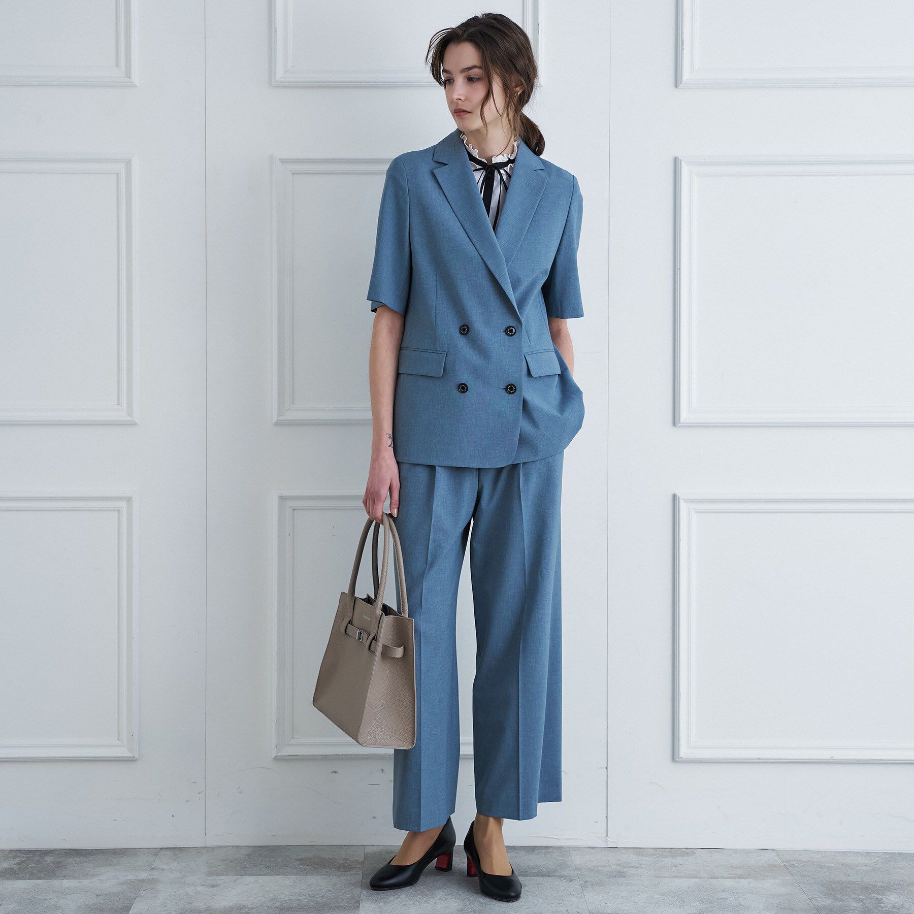DRESSTERIOR「【otonaMUSE5月号掲載/セットアップ可】ウォッシャブルイージーサマージャケット」|テーラードジャケット|