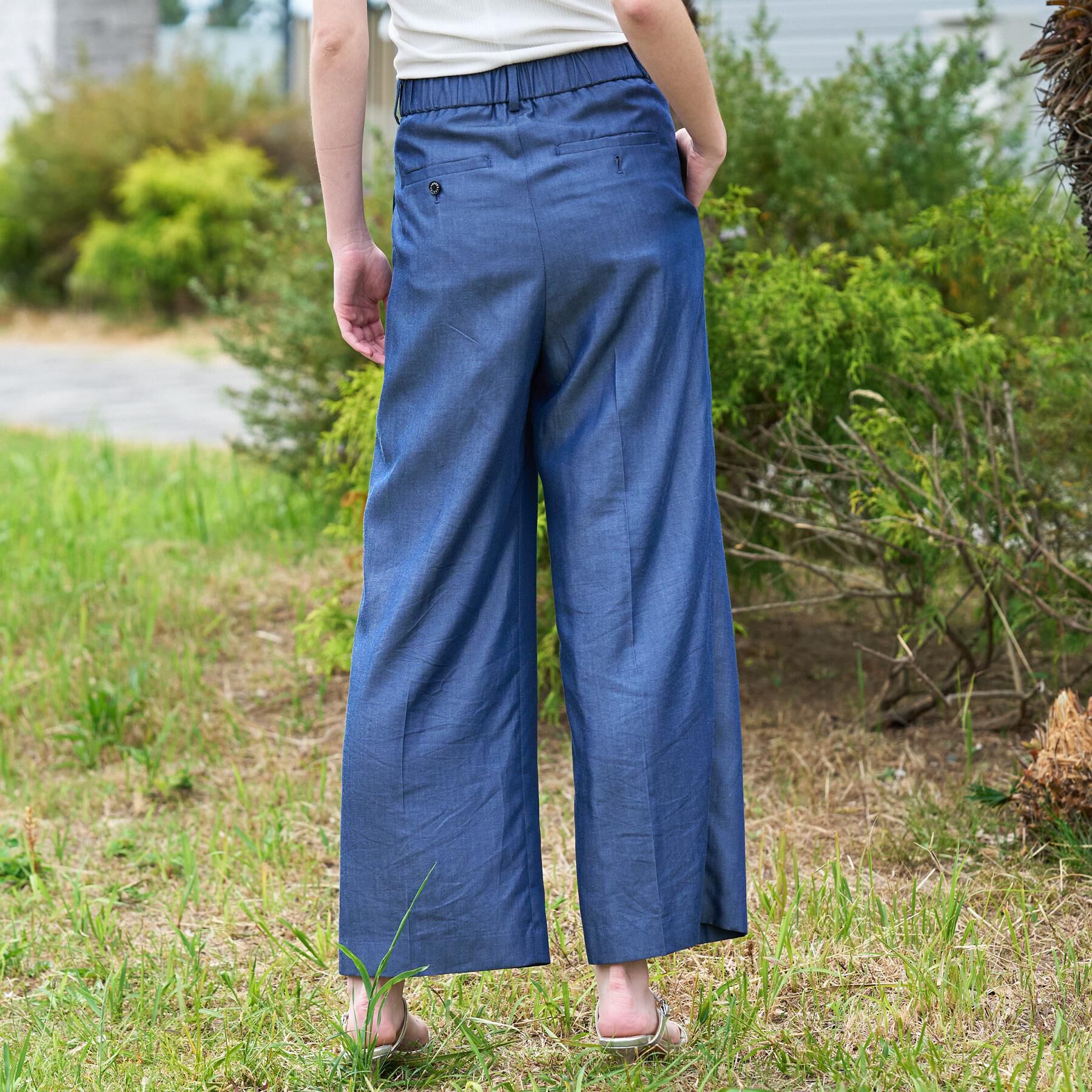 DRESSTERIOR「【otonaMUSE5月号掲載/セットアップ可】デニムライクワイドパンツ」|その他|