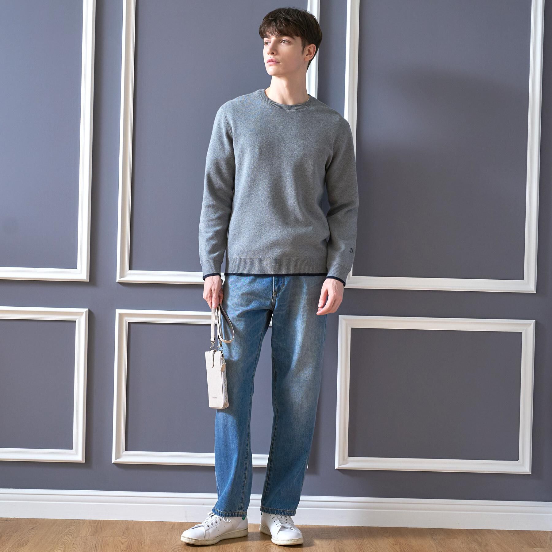 DRESSTERIOR「【6色展開/洗濯機可】コットンカシミヤ スムースニット」|ニット・セーター|
