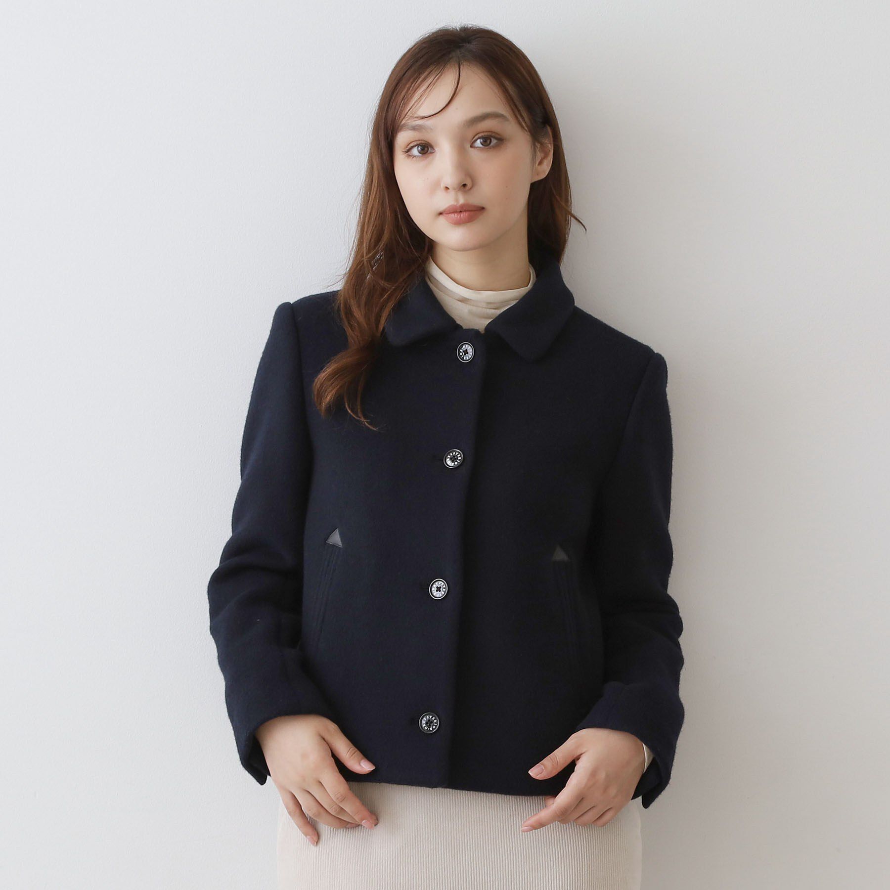 DRESSTERIOR「【リアルファー/取り外し可】デチャッタブルファージャケットデチャッタブルファージャケット」|ブルゾン・スタジャン|