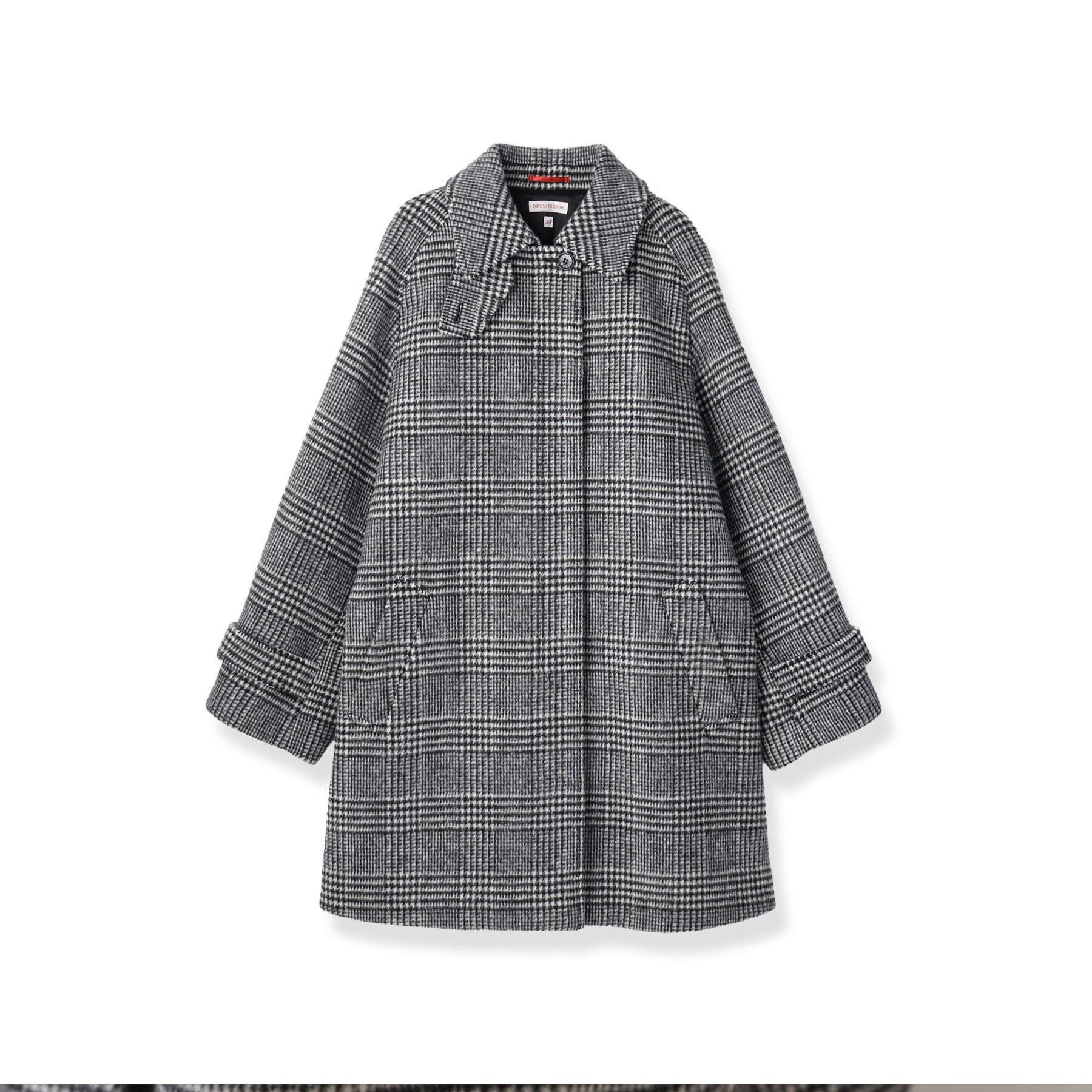 DRESSTERIOR「【２WAY/良質ウール】バルマカンコクーンコート」|ステンカラーコート|