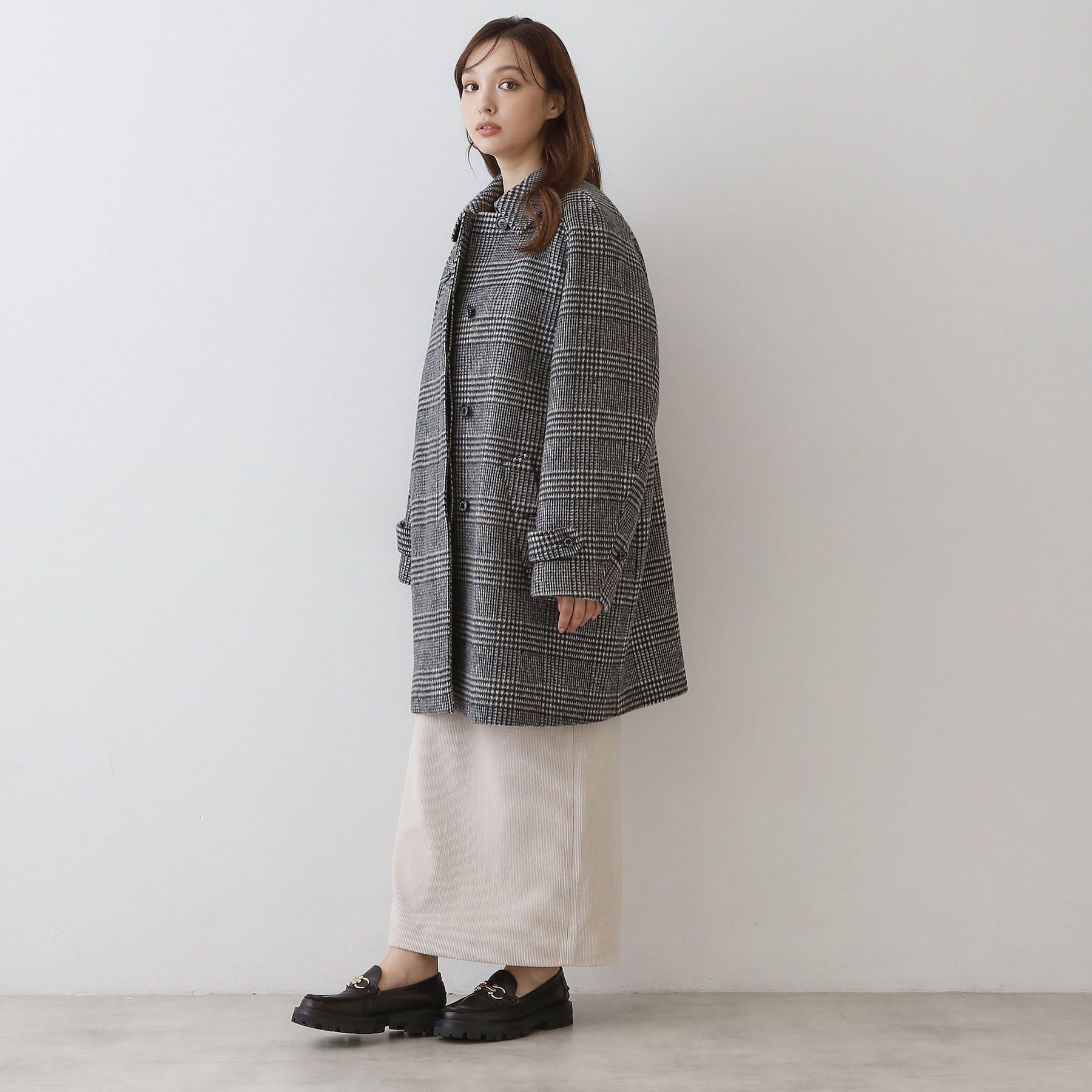 DRESSTERIOR「【２WAY/良質ウール】バルマカンコクーンコート」|ステンカラーコート|