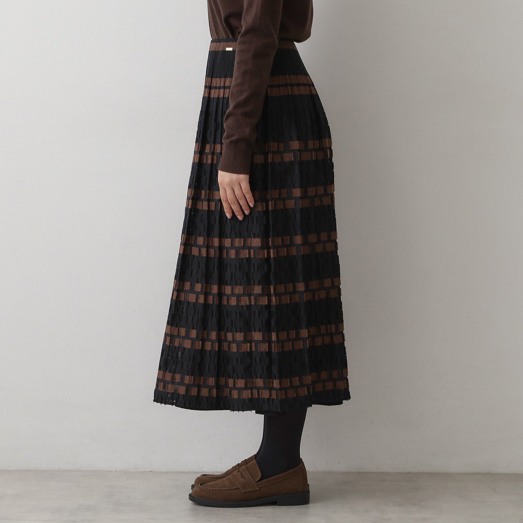 DRESSTERIOR「カットジャカードリバーシブルスカート」|スカート|