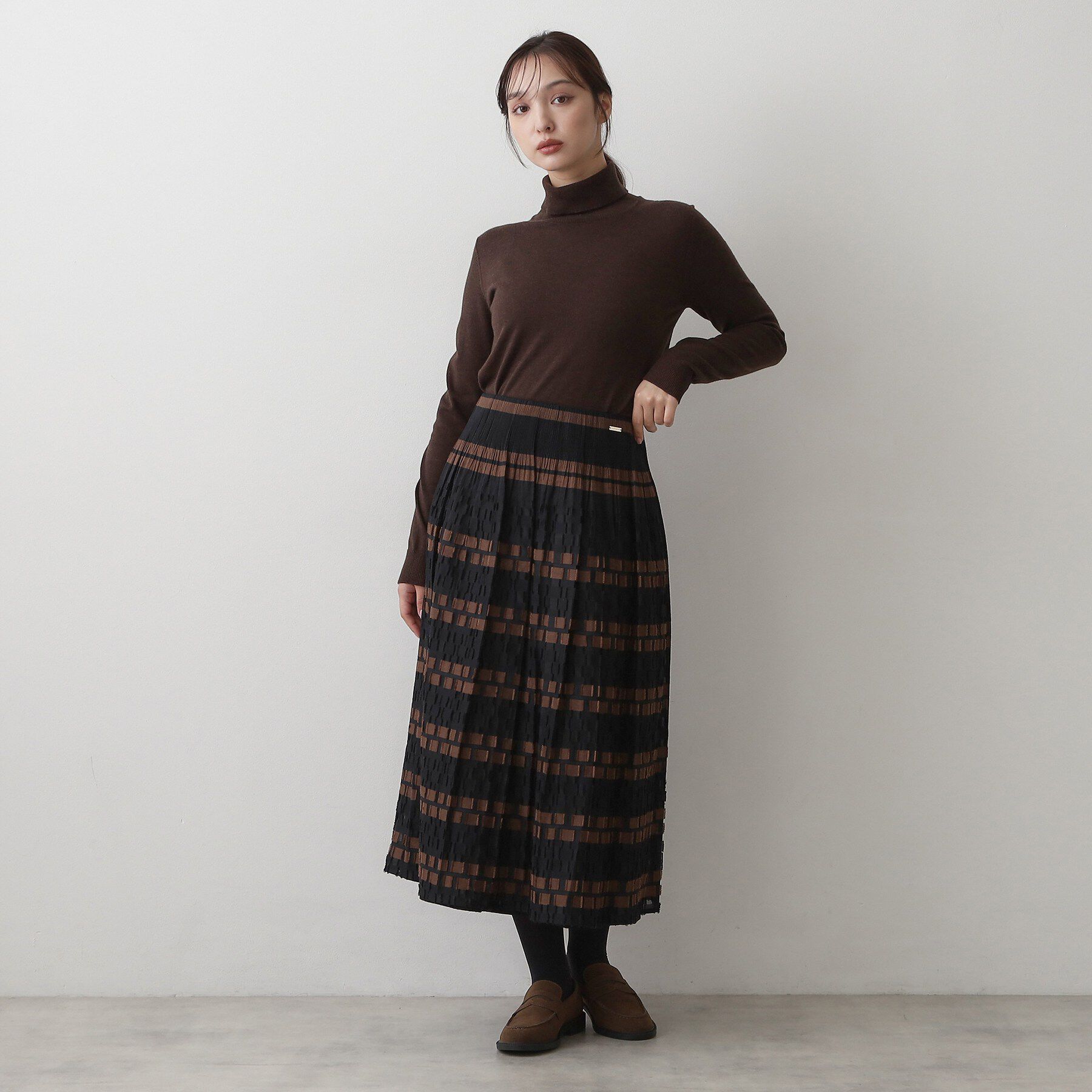 DRESSTERIOR「カットジャカードリバーシブルスカート」|スカート|