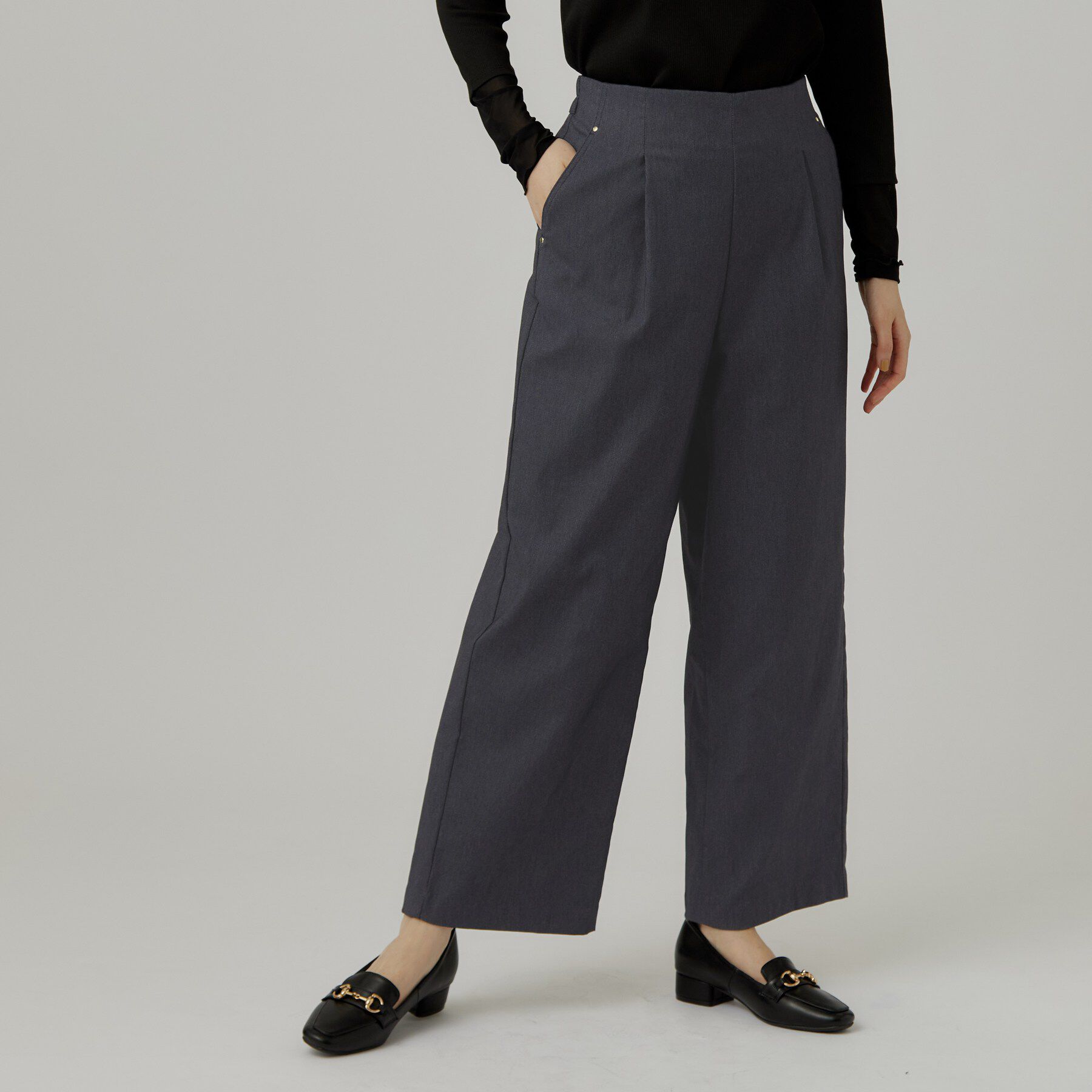 grove「【裏起毛】ハイパーストレッチワイドパンツ」|その他|