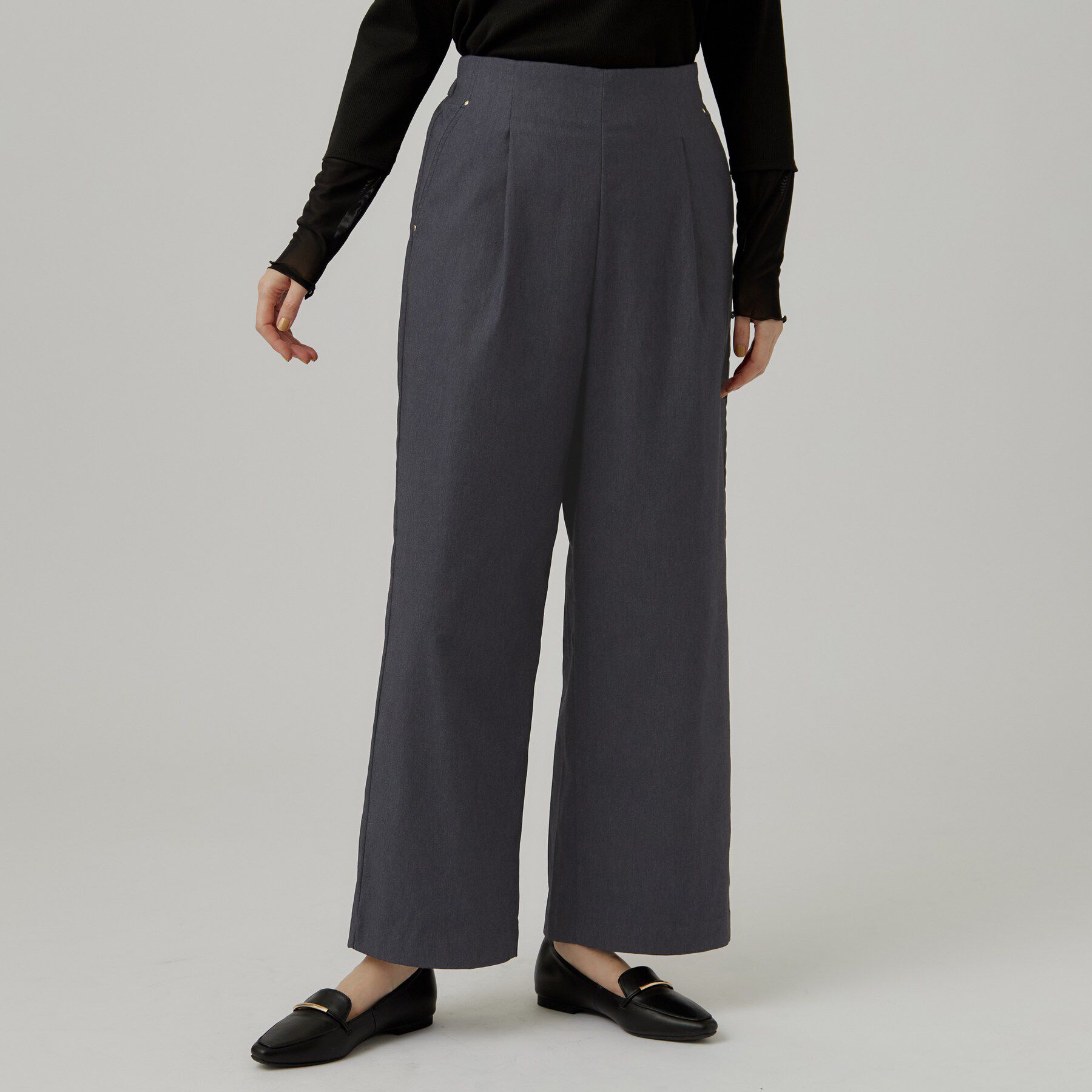 grove「【裏起毛】ハイパーストレッチワイドパンツ」|その他|