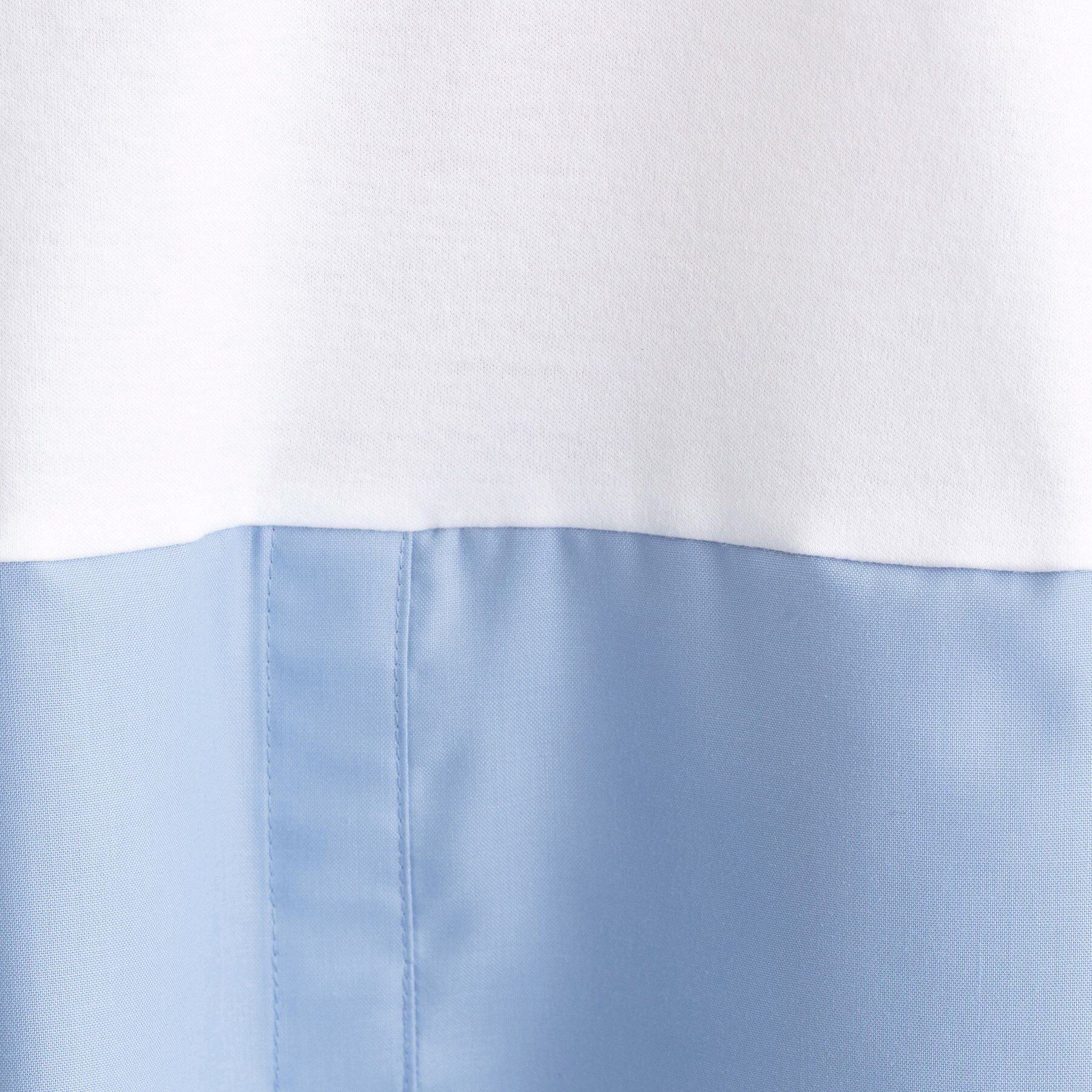 INDIVI「【コットン】シャツ切り替えカットソー」|Tシャツ・カットソー|