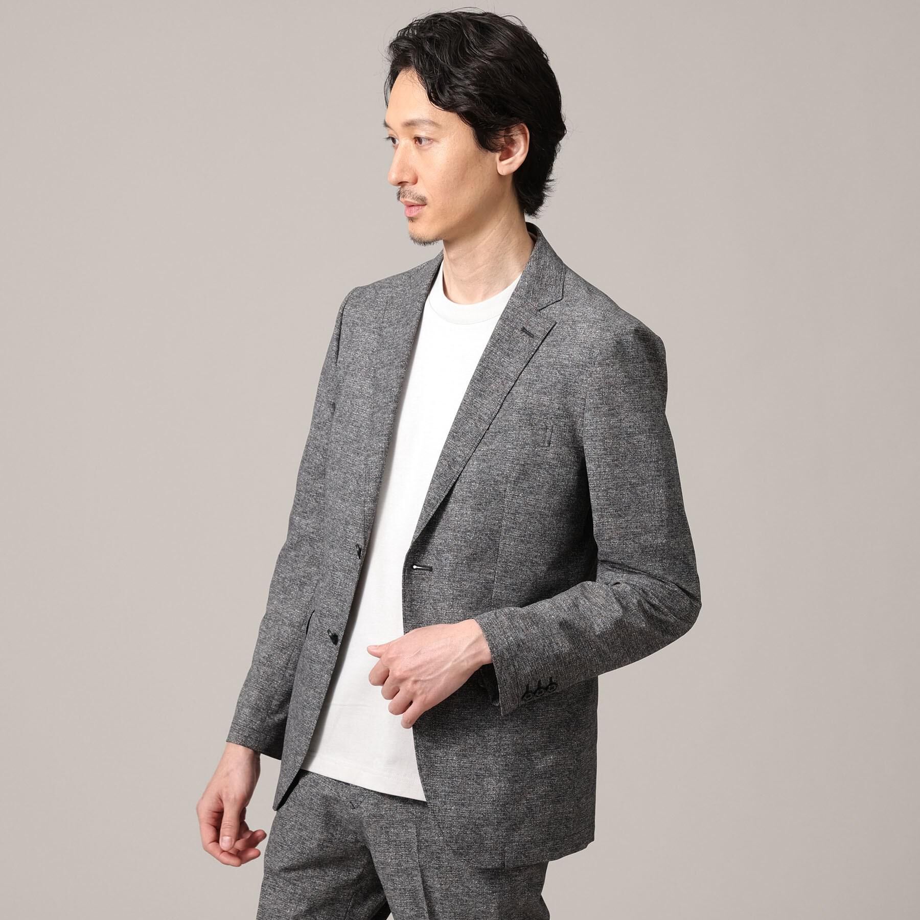 TAKEO KIKUCHI「【抗菌防臭】COOL DOTS（R）ドビープリント ジャケット」|テーラードジャケット|