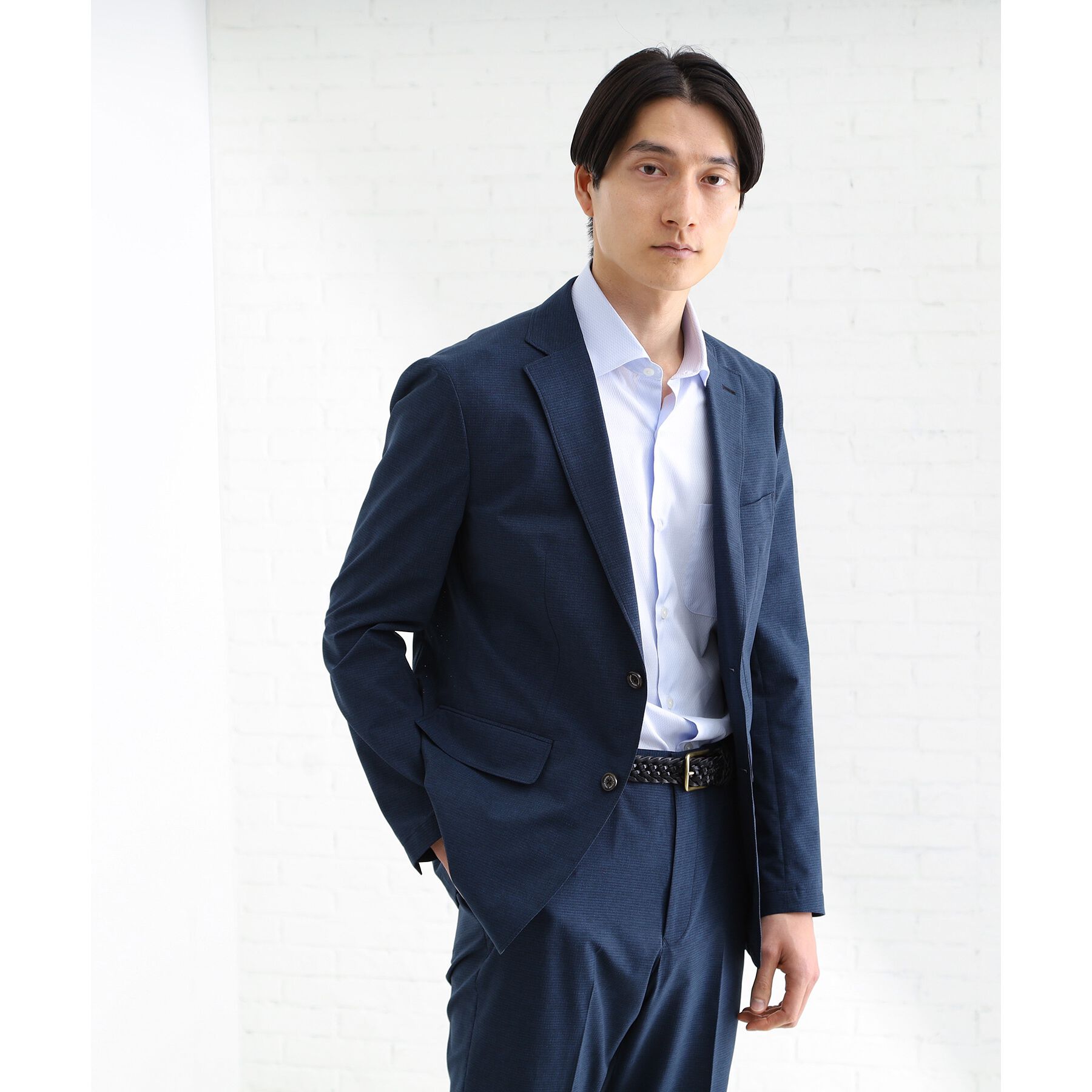 TAKEO KIKUCHI「【抗菌防臭】COOL DOTS（R）ドビープリント ジャケット」|テーラードジャケット|