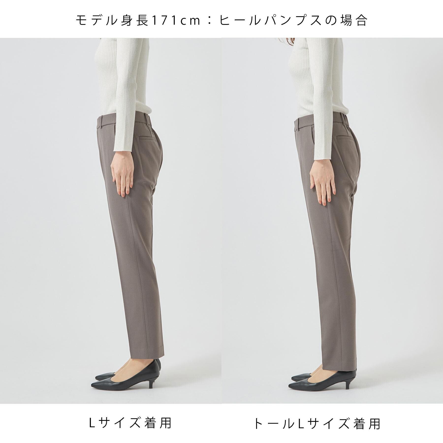 index「【着丈が選べる】ウォームストレッチテーパードパンツ《XS-トールL／吸湿発熱／ストレッチ／洗濯機OK」|その他|