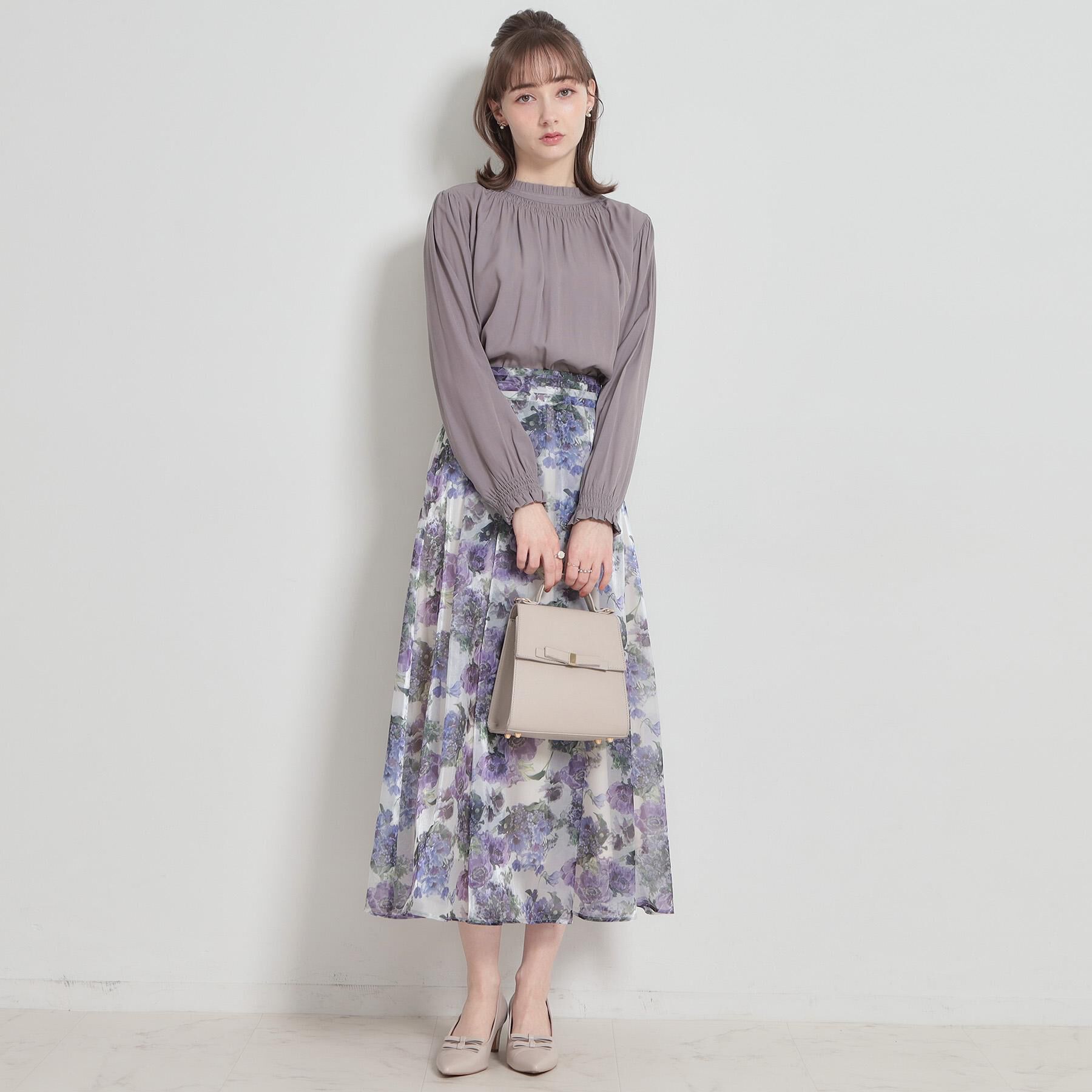 Couture broach「【前後2WAY・洗える】RTピケ リボン ブラウス」|シャツ・ブラウス|