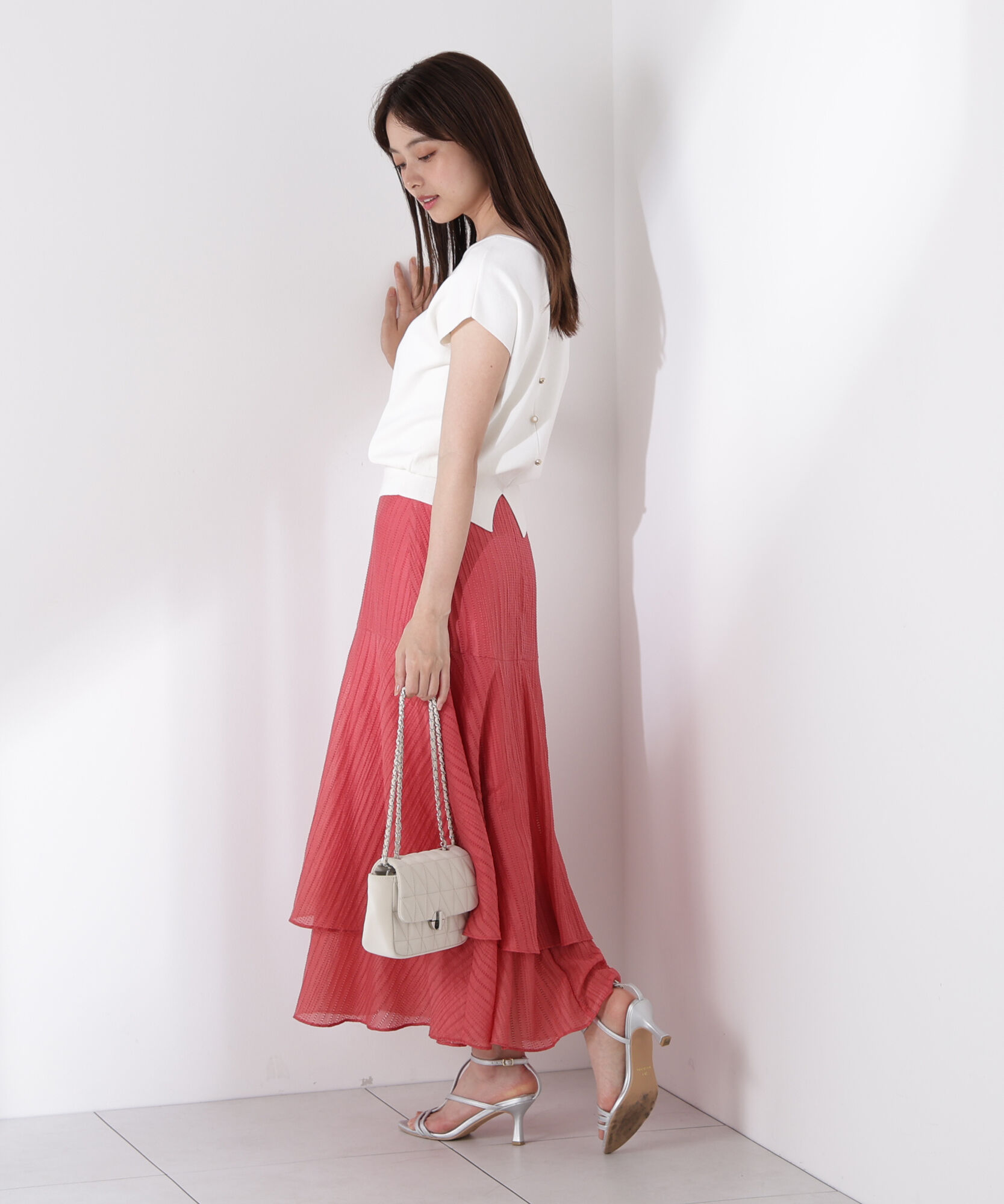 PROPORTION BODY DRESSING「シアードビーティアードスカート」|スカート|