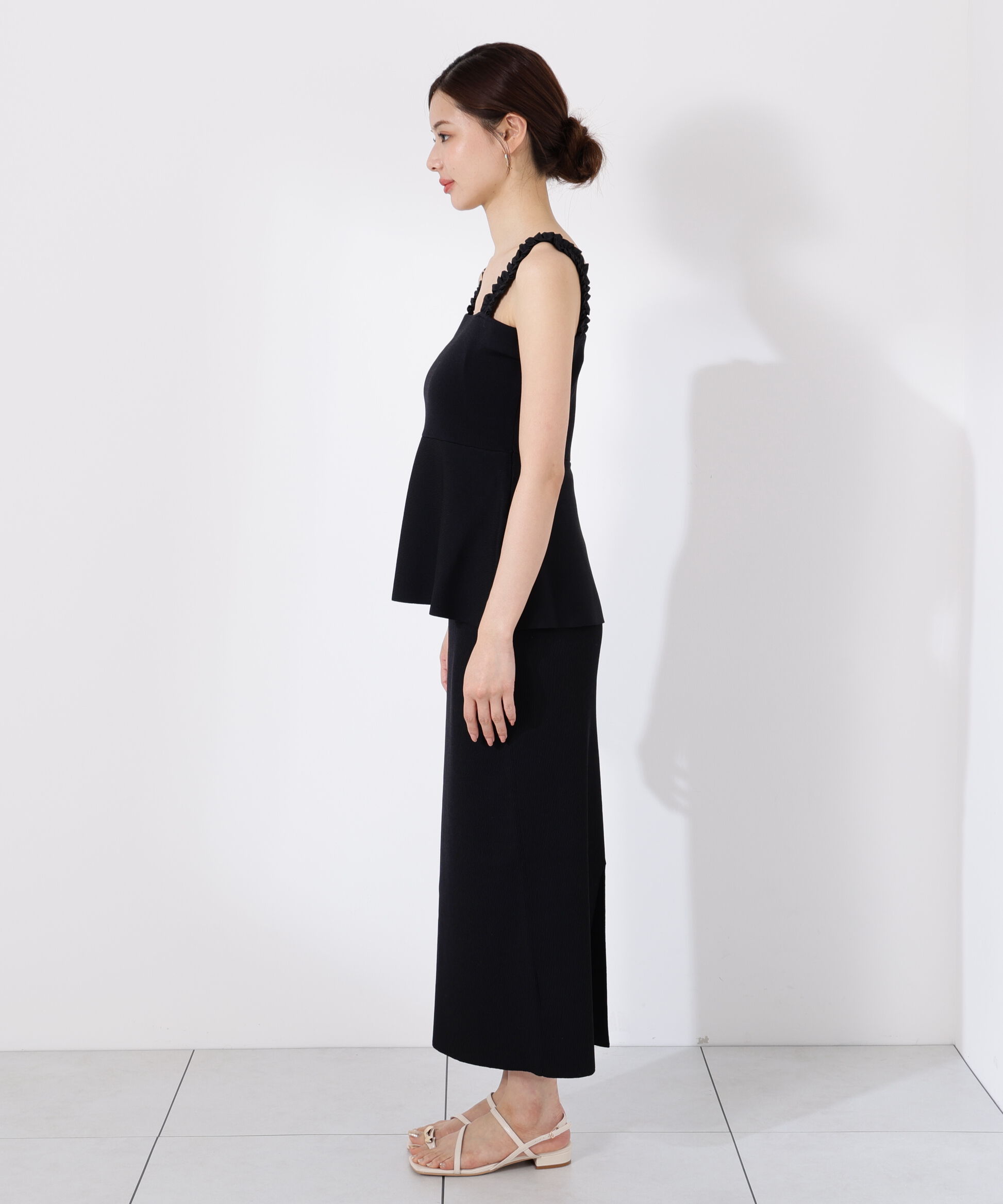 PROPORTION BODY DRESSING「ペプラムキャミセットアップ」|ワンピース|