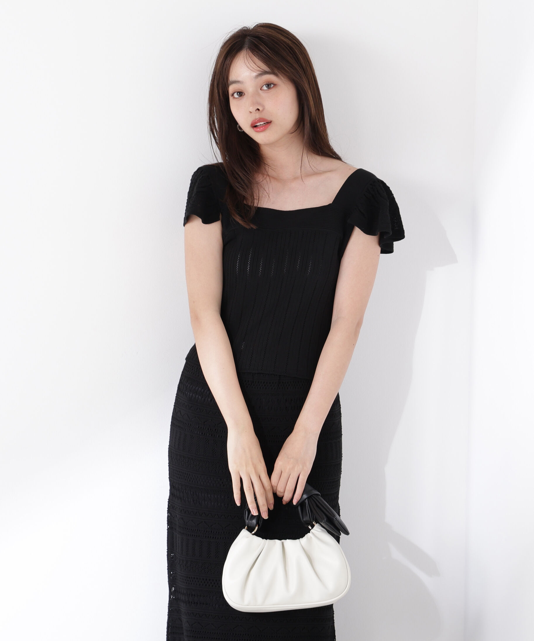 PROPORTION BODY DRESSING「透かし編 SETUP」|ワンピース|