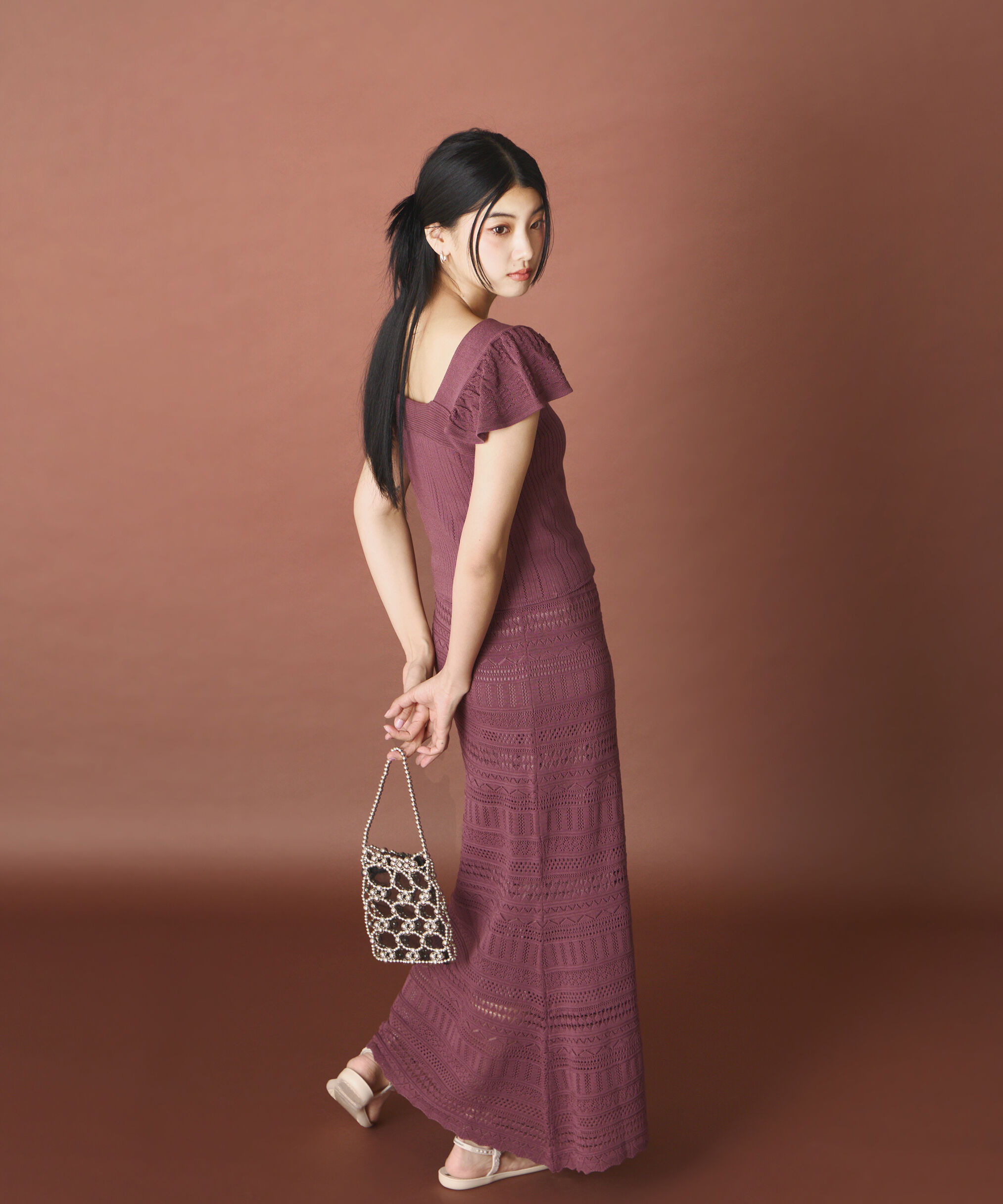 PROPORTION BODY DRESSING「透かし編 SETUP」|ワンピース|