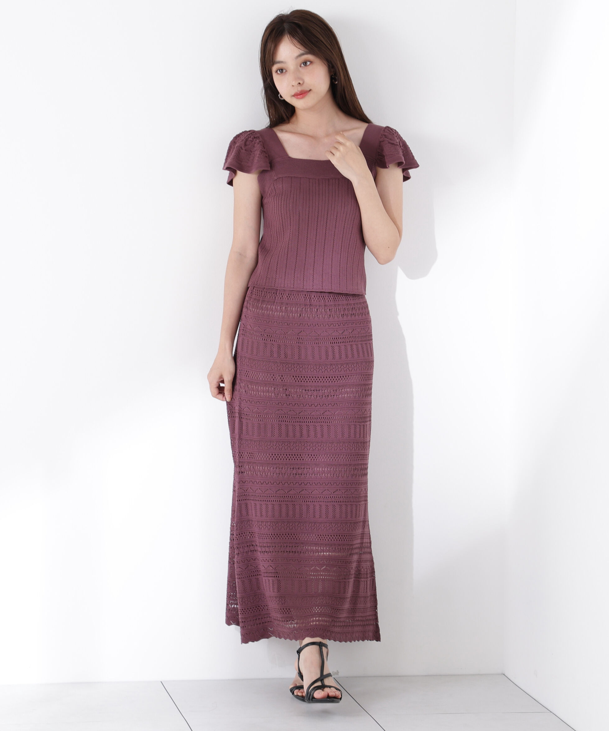PROPORTION BODY DRESSING「透かし編 SETUP」|ワンピース|