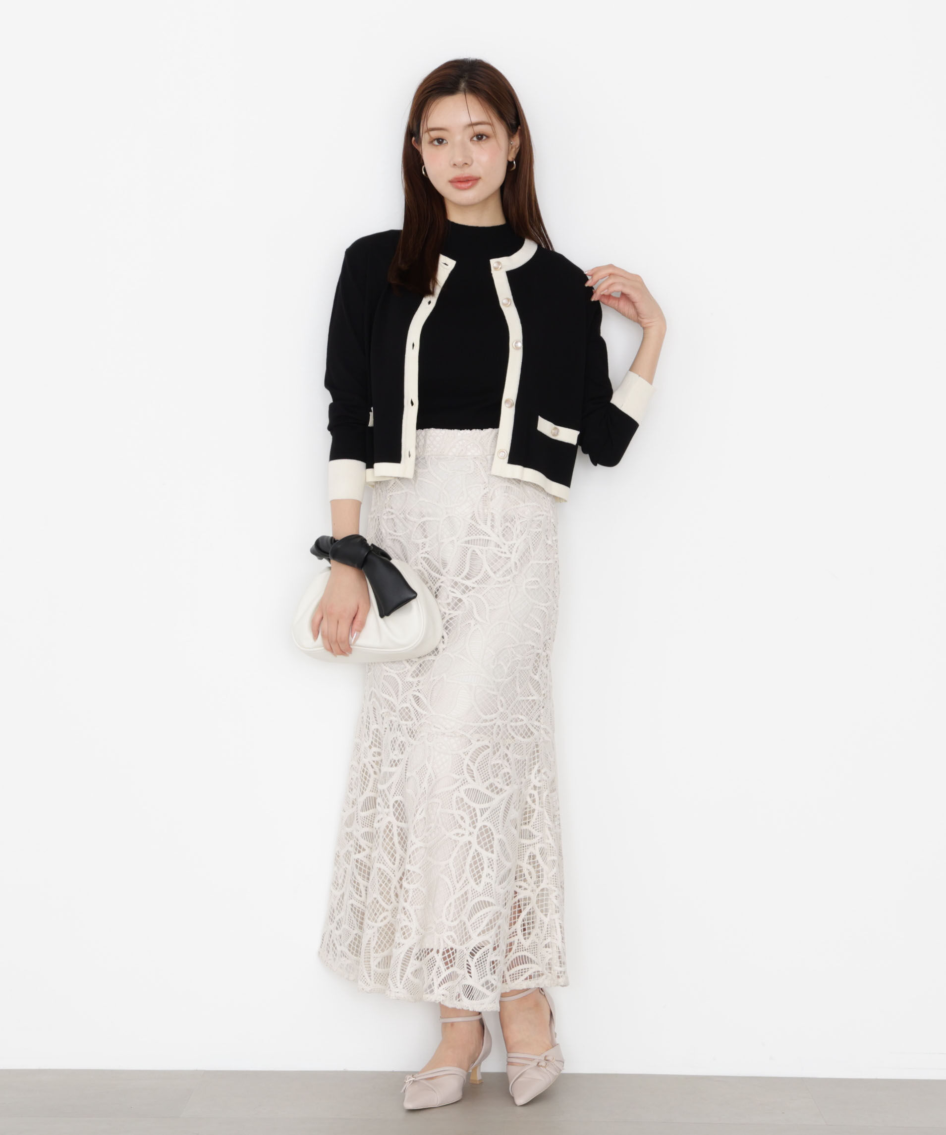 PROPORTION BODY DRESSING「ケミカルレースマーメイドスカート 25AW」|スカート|