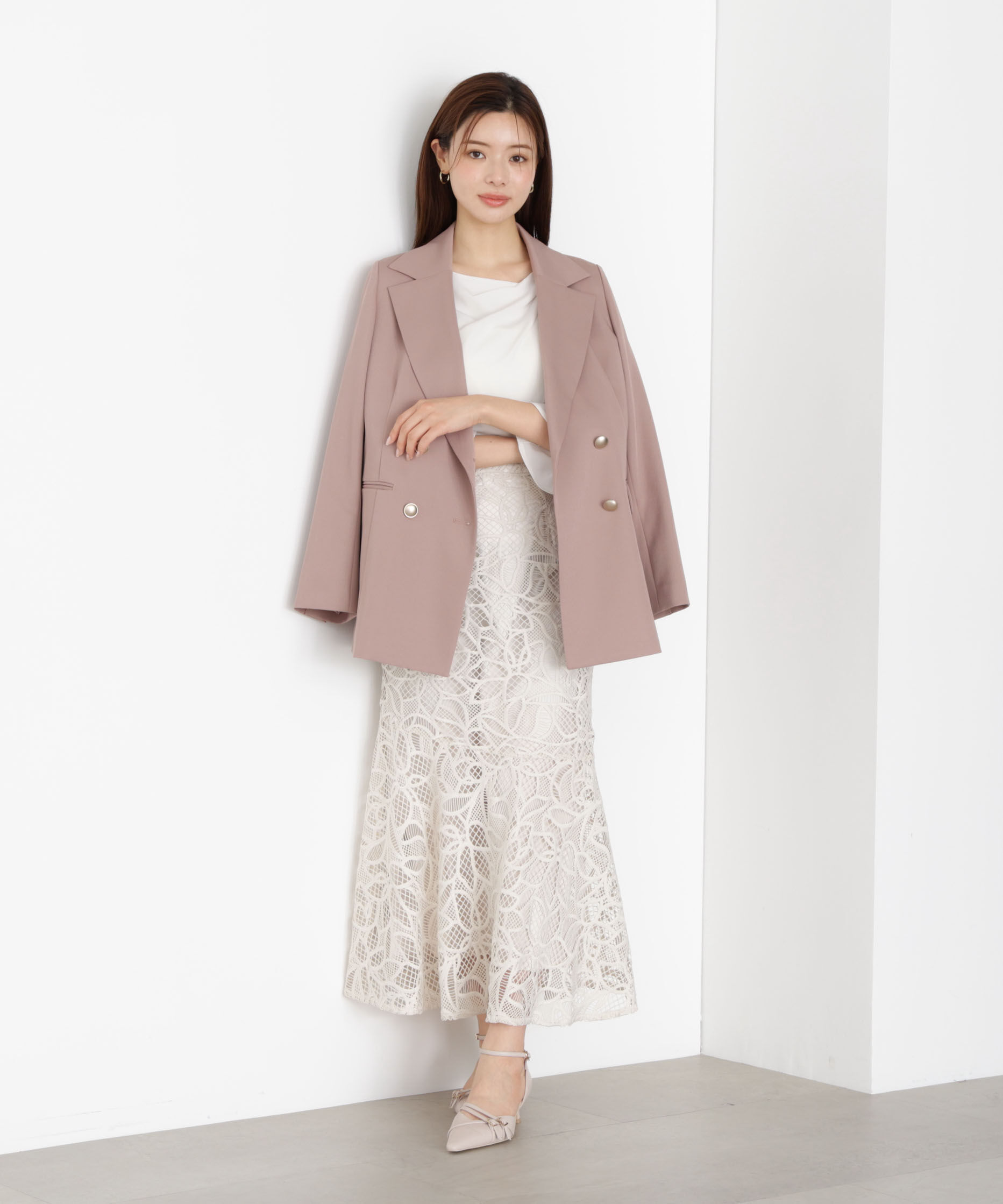 PROPORTION BODY DRESSING「ケミカルレースマーメイドスカート 25AW」|スカート|