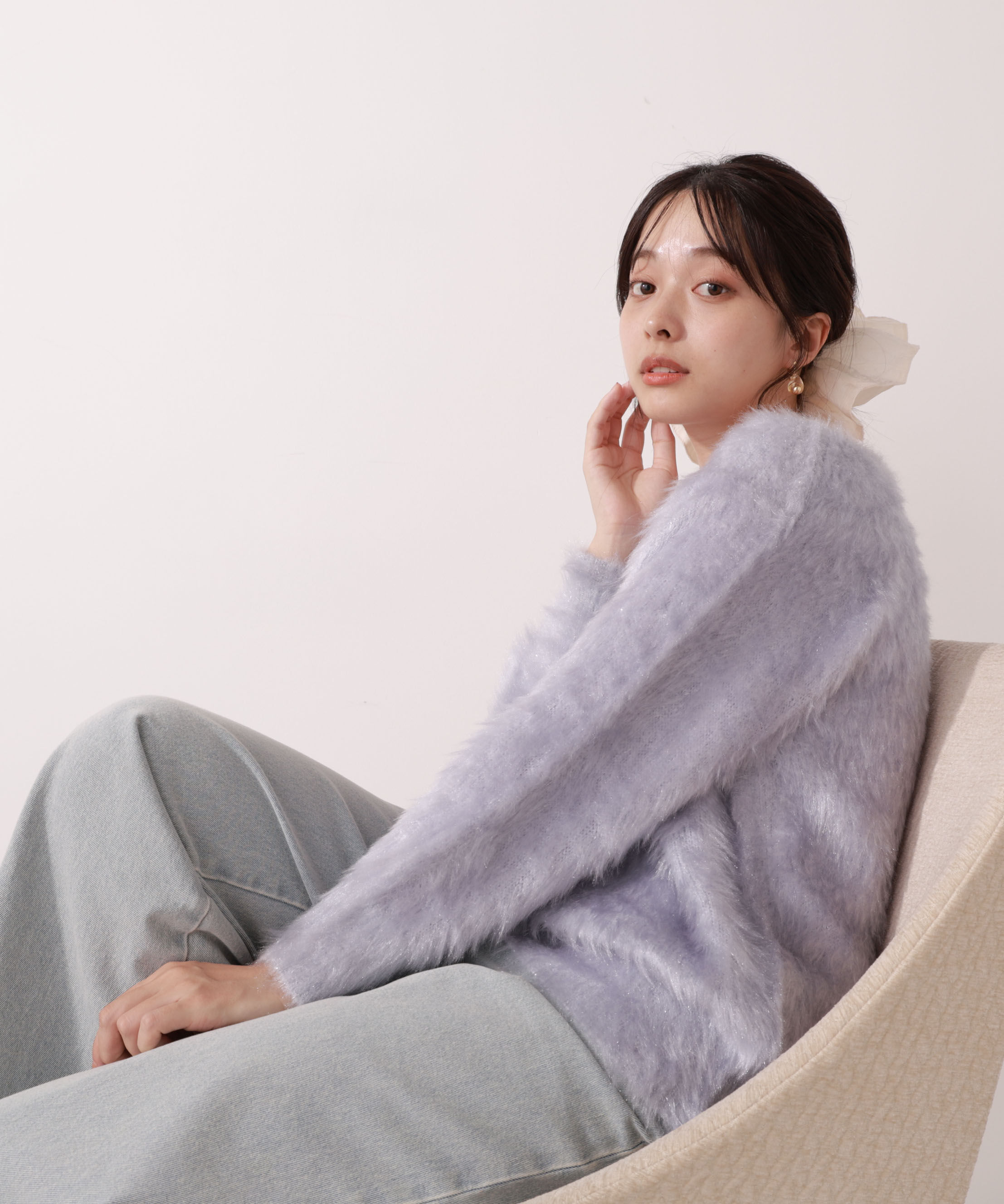 PROPORTION BODY DRESSING「ヘアリーニット 25AW」|ニット・セーター|