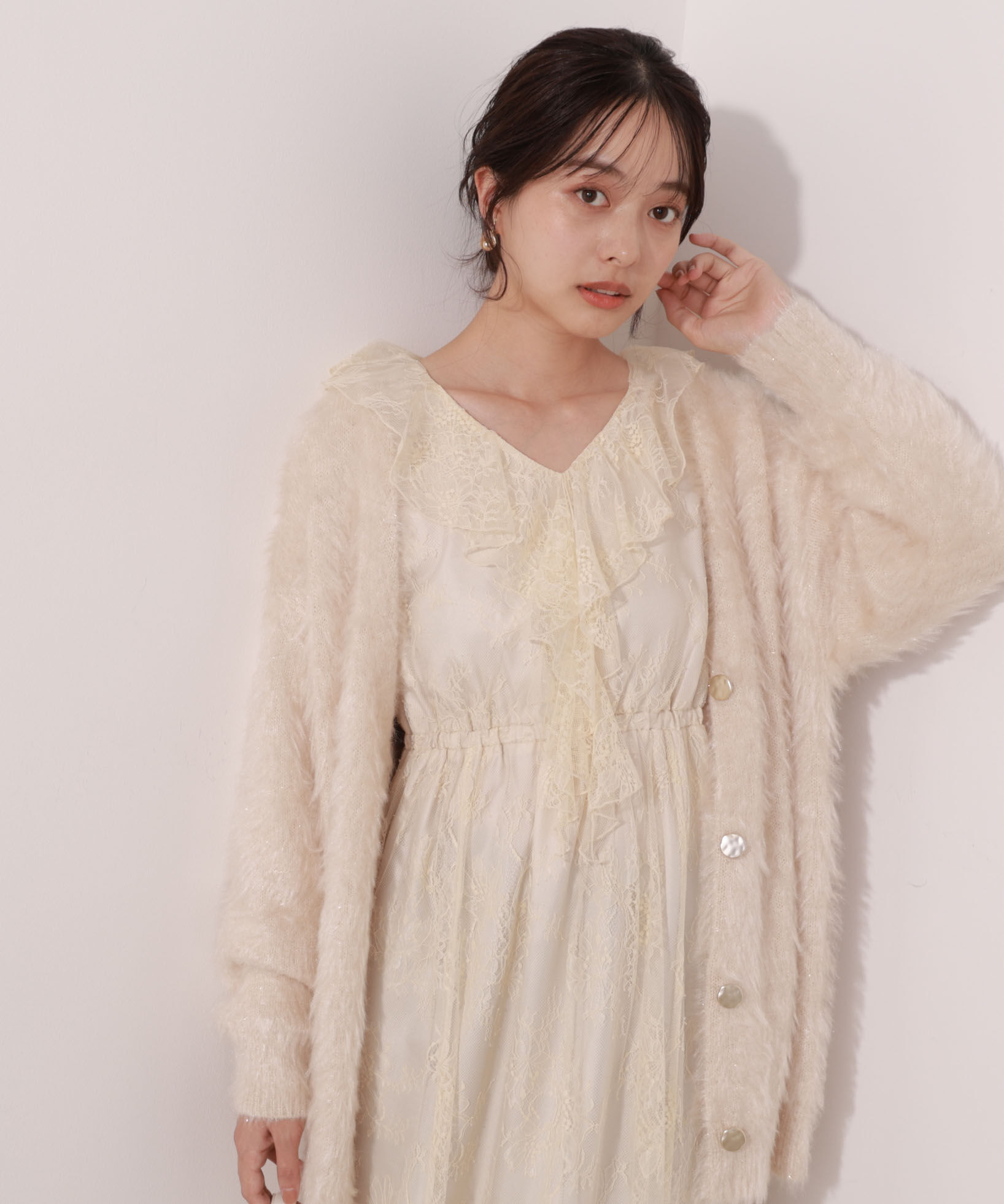 PROPORTION BODY DRESSING「キャットBIGカーディガン 25AW」|カーディガン|