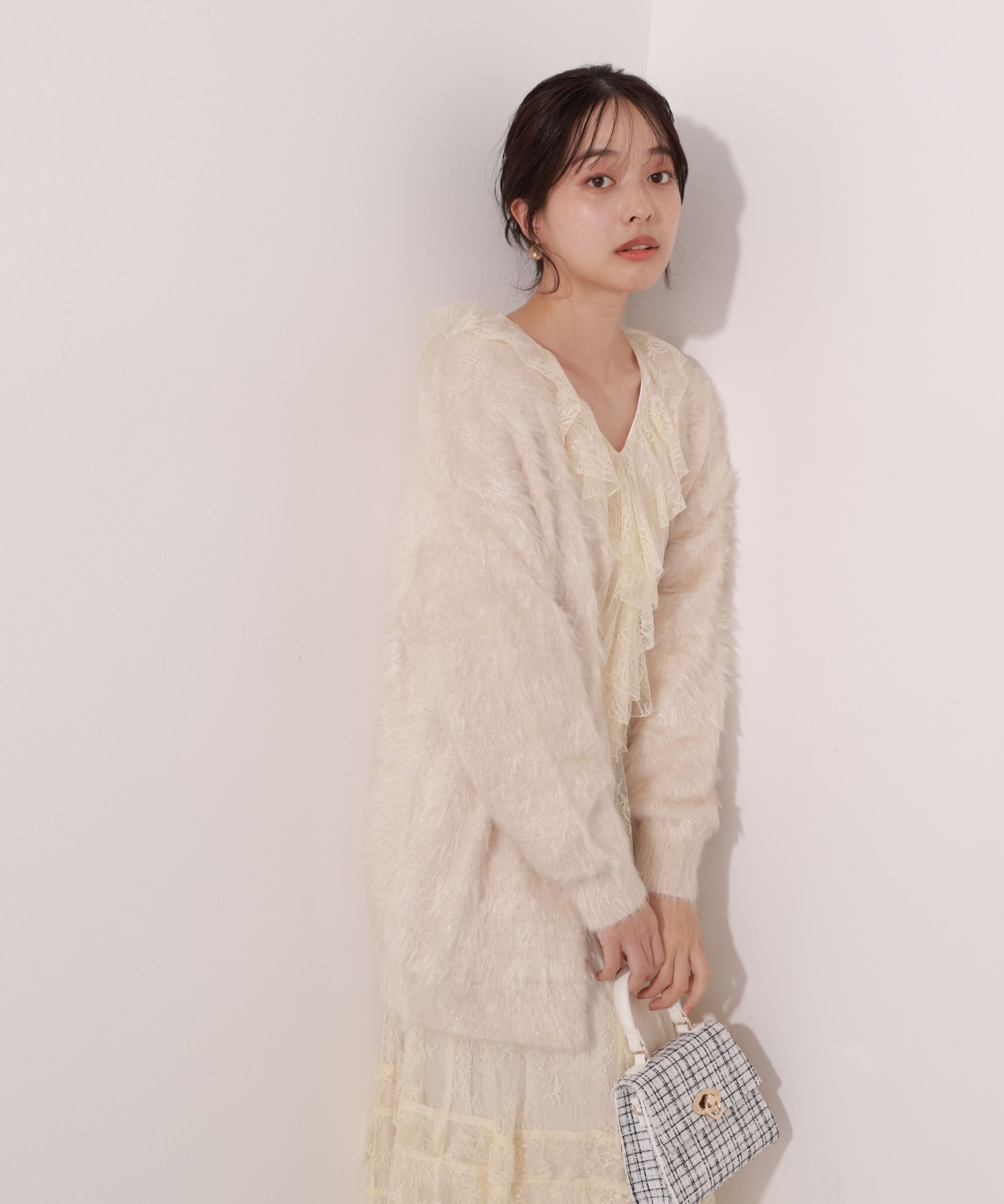 PROPORTION BODY DRESSING「キャットBIGカーディガン 25AW」|カーディガン|